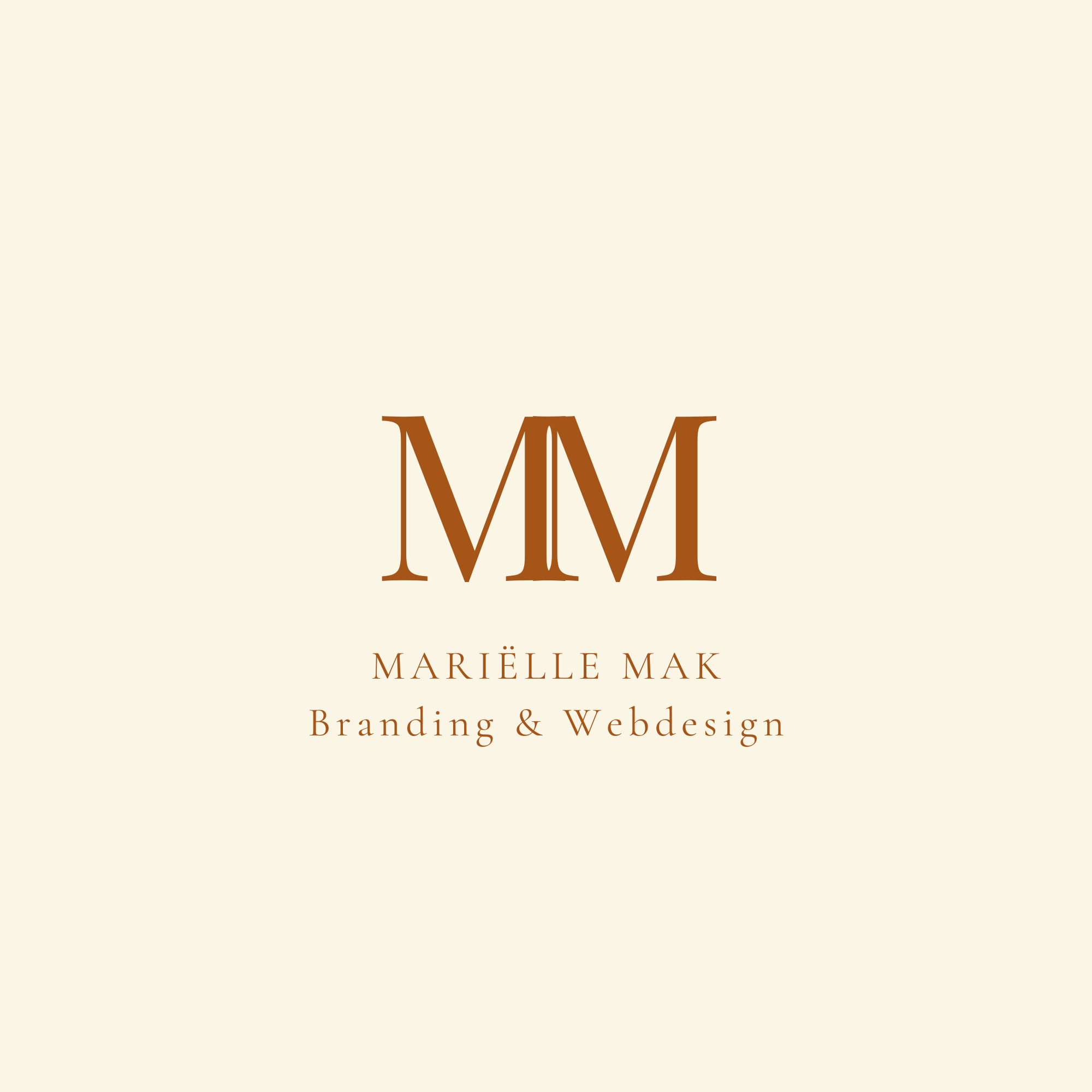Logo van Marielle Mak. Branding & Webdesign voor ondernemers