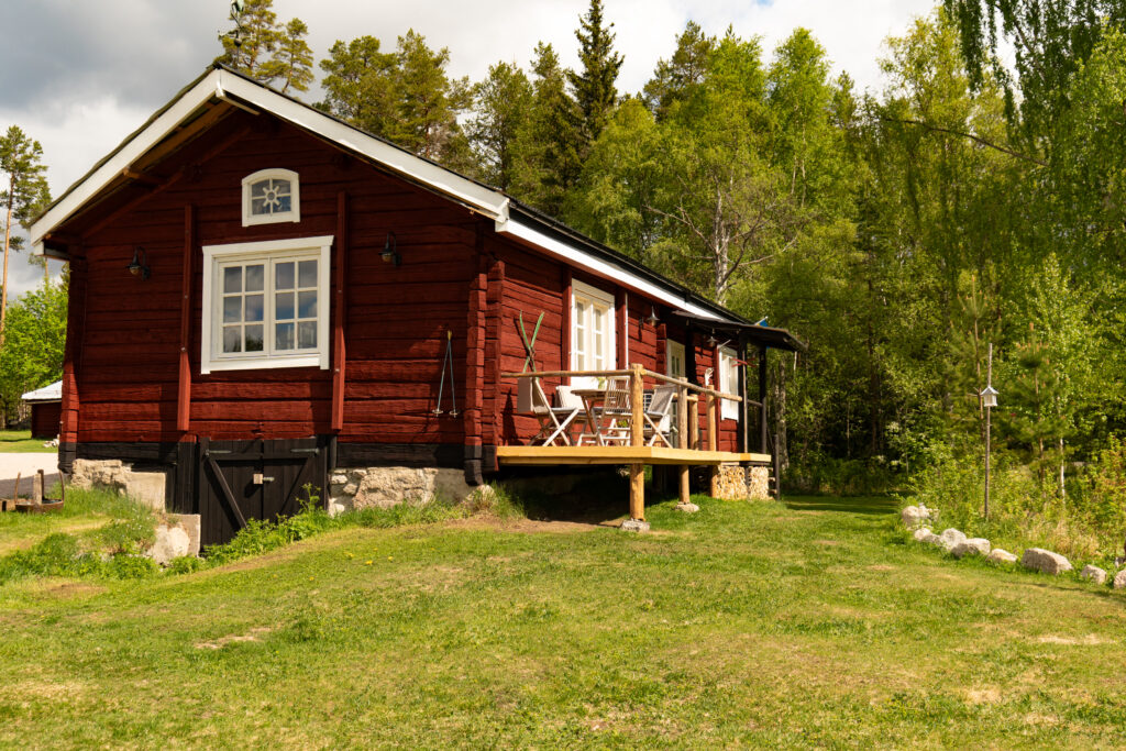 Het vakantiehuis Friluft Sweden in de lente